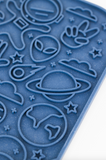 "HOWDY" Royal Blue Dog Feeding Mat