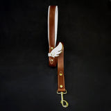 Hermes Winged Padded Leather Dog Collar