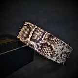 Rock Python Leather Dog Collar