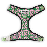 Pink Tropics Padded Dog Harness
