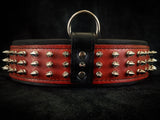 Koda Padded Leather Dog Collar – Red