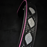 Ariel Glitter Padded Leather Dog Collar